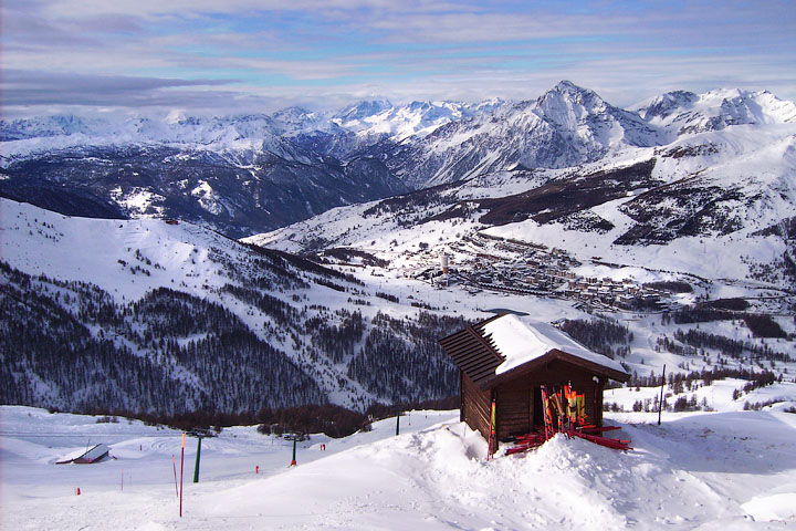 neve nevicata sci ski piste snow sestriere