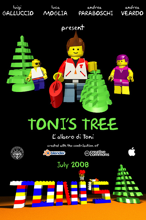 3dgraphics tony's toni's tree albero di toni tony cortometraggio blender 3d film
