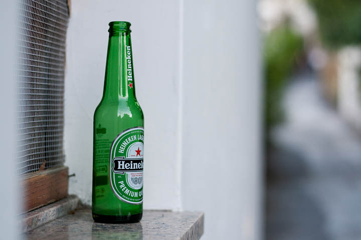 heineken ainechen aineken eineken birra bottiglia bottle beer verde green 33cl