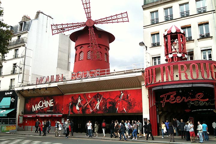 moulin rouge parigi paris france francia iphone camera