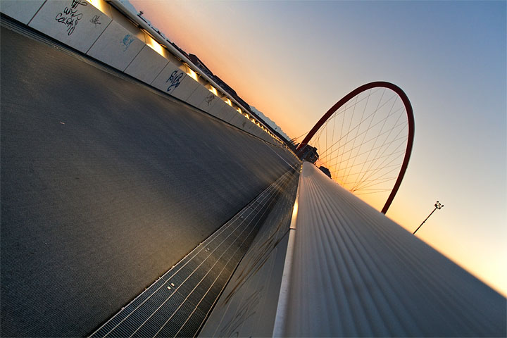 arco olimpico torino turin olympic arch 2006 lingotto hdr sunset tramonto passerella