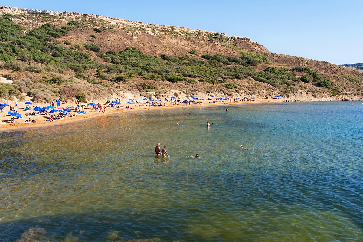 ghajn tuffieha beach best migliore spiaggia malta sea mare vacanze holiday island isola
