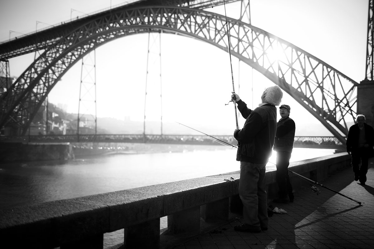 DOM LUIS I pescatori fishermen ponte bridge oporto porto portogallo Canon 35mm f/1.4 5d ff
