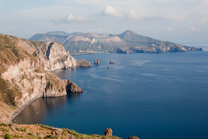 punto panoramico panorama isole stupendo quattrocchi Lipari vulcano isole eolie sicilia mediterraneo mare