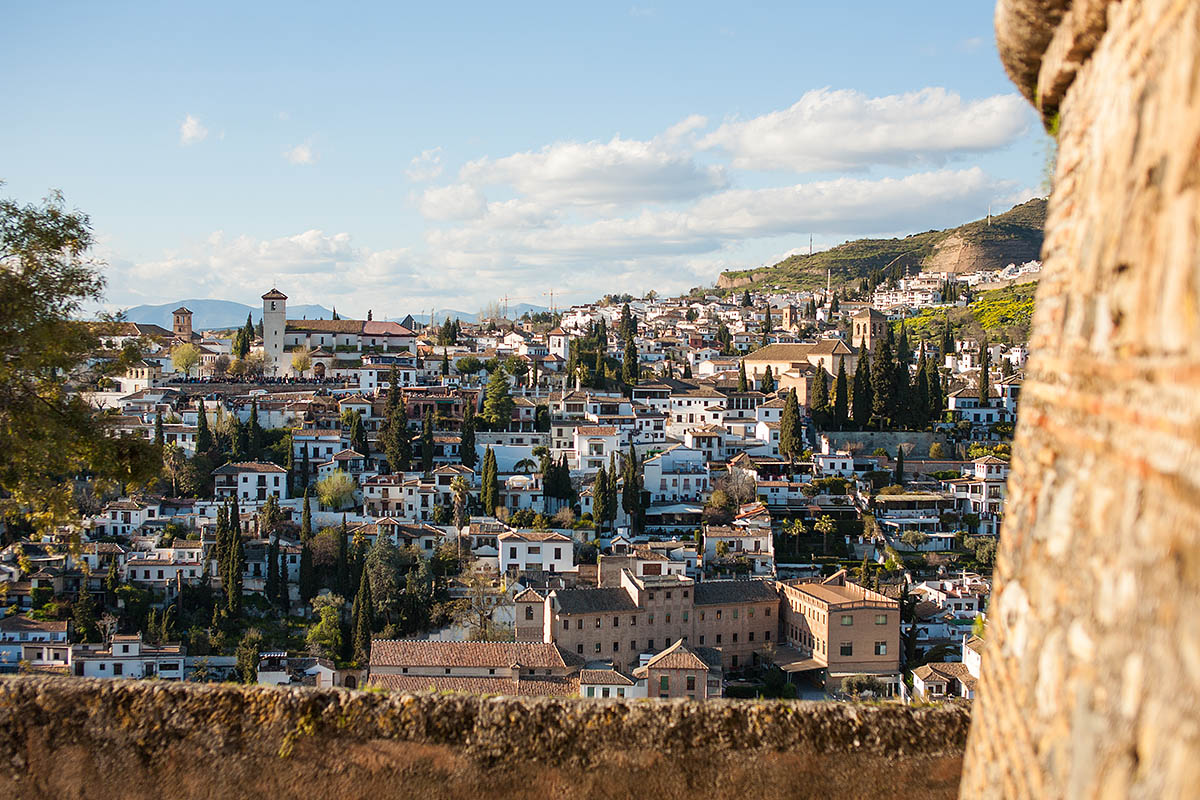 panorama view torre tower tour alhambra generalife Albayzín granada spain spagna andalucia canon 5d sigma 50 50mm 1.4 f/1.4