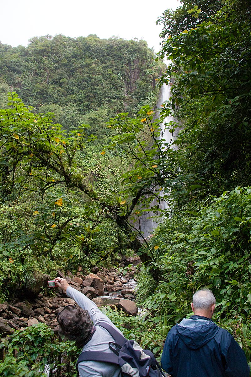2éme Chute du Carbet cascade cascata La Grande Soufrière parc national park parco nazionale Guadeloupe guadalupa french caribbean antille francesi basse terre canon 400d sigma 18-200