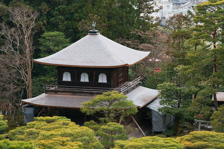 kyoto 銀閣寺 Ginkaku-ji temple of silver pavillon zen tetto argentato argento