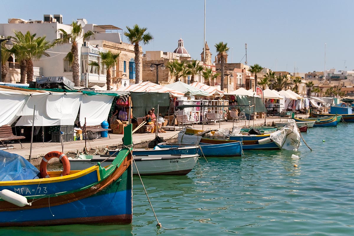 marsaxlokk market malta sea mare vacanze holiday island isola