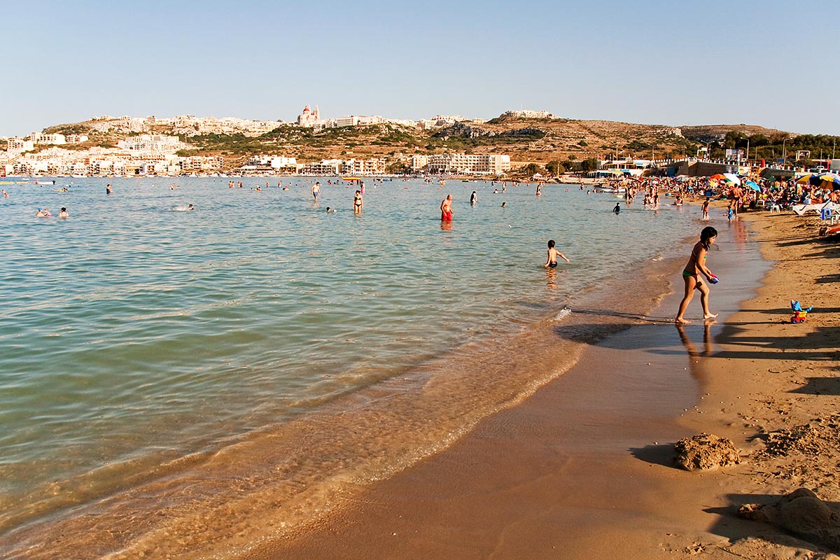 bajja tal ghadira bay beach malta sea mare vacanze holiday island isola