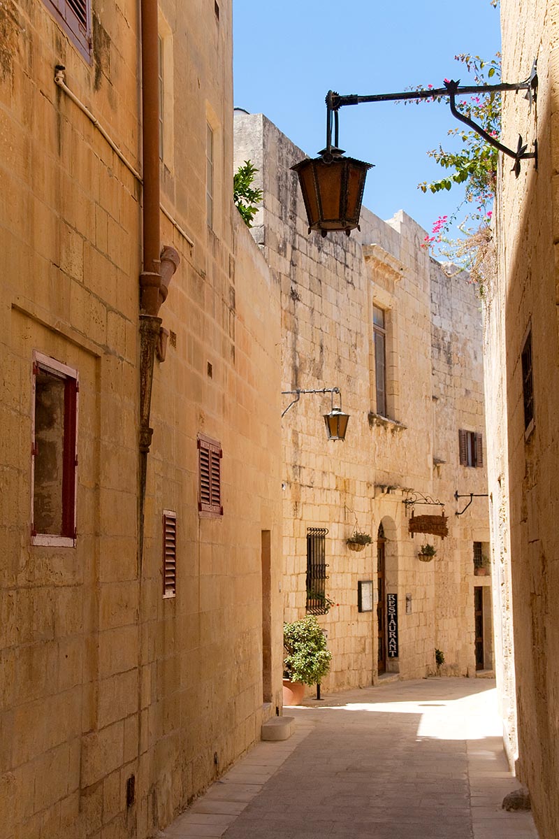 Street via Mdina L-Imdina Medina malta sea mare vacanze holiday island isola