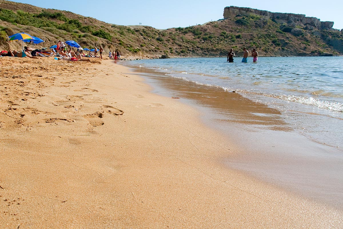 Ghajn tuffieha sand beach malta sea mare vacanze holiday island isola