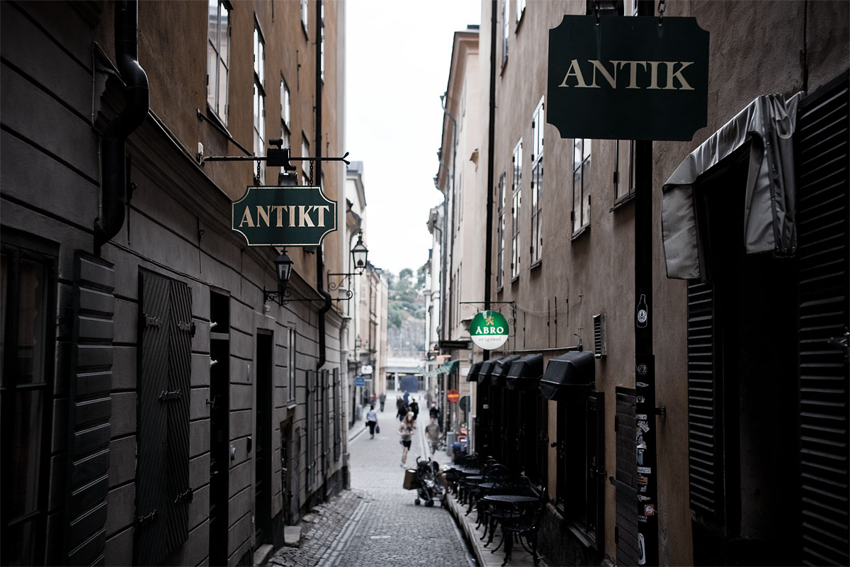 ANTIKT O ANTIK Gamla Stan capitali del nord north europe stoccolma Stockholm sigma 50 1.4 canon 5d ff